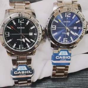 นาฬิกาผู้ชายคาชิโอ สเเตนเลสมีวันทีใช้งานได้จิง มีหลายสีหลายเเบบ ตั้งเวลาให้พร้อมใช้งานจ่า