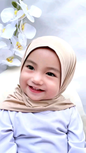 Hijab instan newborn Pashmina Kancing bayi 0-2 tahun jersey premium jilbab bergo bayi kerudung anak perempuan