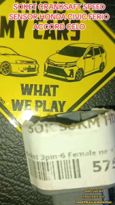 Soket Crankshaft Speed Sensor Honda Civic Ferio Accord Celos