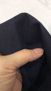 Vải thun cotton Hàn màu xanh than loại 1 co giãn 4 chiều dày mềm không nhão (khổ 1m55)may đầm váy đầm body quần legging