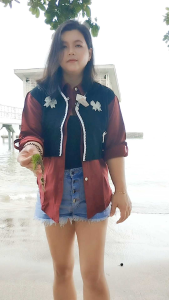 0104A jumbo ld 120 & standart ld 110 kemeja rompi bunga pita 3d aksen mutiara  gstyle wayfansix lubana blkg kancing variasi kancing