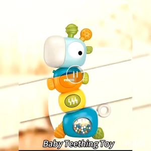 Premium Baby Rattle Baby Teether Berkualitas bagus Mainan kerincingan bayi gigit Bunyi Musik dan lampu