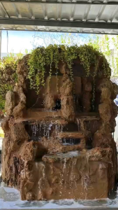 น้ำตกหินธรรมชาติ น้ำตกหน้าบ้าน น้ำตกฮวงจุ้ย น้ำพุ ตกแต่งพร้อมจัดส่ง