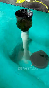 lọc váng hút mặt hồ cá hồ koi xoay 360 độ