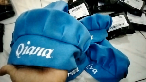 Topi Anak Chef dan Celemek Free Bordir Nama / Topi Koki Anak