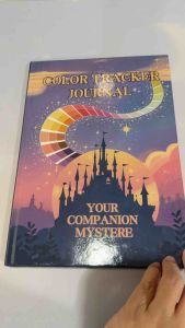 Color Tracker Journal สมุดจดบันทึกว่าระบายสีเล่มไหน หน้าไหนไปแล้ว นำรูปหน้าปกแปะได้ ปกแข็งอย่างดี ของแท้นำเข้า ขนาด 26*18.5 ซม.