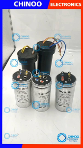 คาปาซิเตอร์ เครื่องซักผ้า 6/8uF 9/7uF 10/4uF 10/7uF 12/6uF 12/7uF 14/7uF 16/8uF 450VAC ใช้สำหรับเครื่องซักผ้า คาปาซิเตอร์