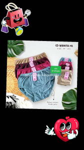 promo 6 & 3 pcs celana dalam wanita dewasa bahan katun/cd premium  M L XL XXL