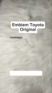 Desain & Plat Ori Emblem Logo Toyota