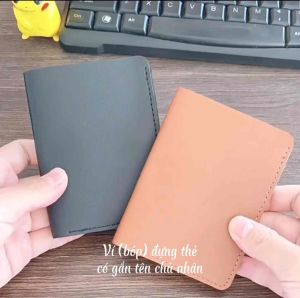 Ví (bóp) đựng thẻ các loại nhỏ gọn tiện lợi có khắc tên chủ nhân theo yêu cầu. Chất da PU cao cấp nhiều màu chọn lựa