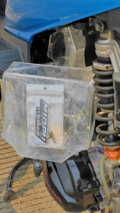 Tabokan akrilik beat karbu scoopy karbu  tebal 5mm bening transparan