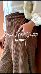 MDLY DEYA Celana Panjang Kulot Wanita Deya Pleats Cullote by Mdly. Nazra Sha