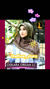Hijab Motif OSKARA DREAM LC//Jilbab AZARA//Kerudung Segiempat