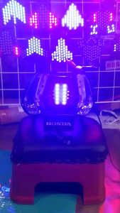 lampu running supra x karbu 125 2005-2015 8mode 5tr otomatis (wajjb rubab arus ke DC ya)