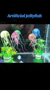 Simulation Artificial Jellyfish Glowing Effect Aquarium Decoration Fish Tank