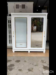 Lemari Pakaian 2 Pintu Jumbo Premium Ori List Gold Multiplek Duco/trinityjayafurniture