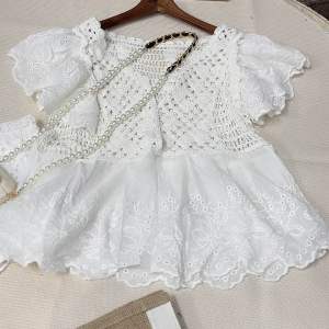 Set Ren Áo Cánh Tiên Mix Quần Ren Đi Chơi Đi Biển