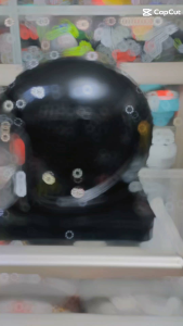 HELM CARGLOSS CFM WARNA HITAM GLOSSY ORIGINAL SNI KACA MEREK NORISK