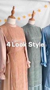 INARA SET| Gamis by Ichigobaby Outfit Lebaran Hari Raya Ramadhan Eid Fitri Bukber Baju Muslim