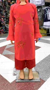 ชุดประจำชาติเด็กหญิงประเทศเวียดนาม ชุดเด็กอาเซียน ชุดประเทศเวียดนาม (ส่งจากไทยกทม.)