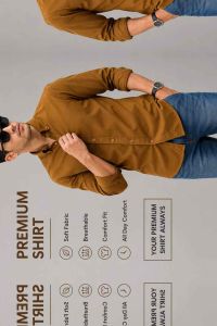 Men’s Long sleeve Solid Color High Quality Premium Shirt