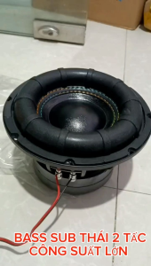 SUB THÁI BASS 20 ( 2 TẤC ) TỪ KÉP 140-140 COIL 51 XƯƠNG NHÔM ĐÚC TRỞ KHÁNG 4 ÔM CÔNG SUẤT 700W - GIÁ 1 CHIẾC
