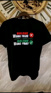 Akd Kaos Atasan Dtf Bolone wong Tulus Bolone Wong Pedot Kaos Pria & Wanita Kaos Murah Kaos Distro Bandung Kaos Katun Distro Hitam Putih
