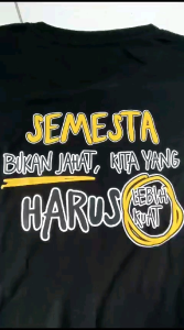 Kaos Bis Bukan Semesta Yang Jahat Kaos Pria Kaos Wanita Kaos Murah Kaos Distro Bandung Kaos Katun Distro Hitam Putih