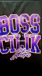 Kaos Anak Distro Murah Bandung & DTF Boss Cilik