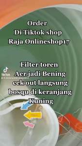 Alat bantu Saringan Toren 5 Mikron Jumbo panjang 80 cm - Saringan Roof Tank - Saringan pelampung air - Saringan WTP - Saringan Air Tanah