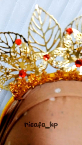 Bando melayu modifikasi-bando kreasi adat melayu-bando tari-aksesoris tari-tari kreasi