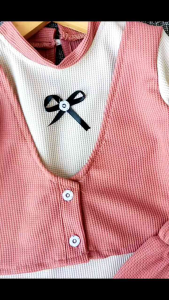 Setelan Anak Perempuan Lucu Terbaru 1 sampai 7 tahun Bahan Waffle Knit/ONESet Anak Cewek Modis