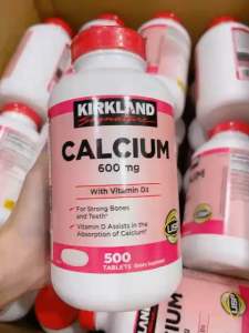 Viên Uống Bổ Sung Canxi Kirkland Calcium 600mg + D3 500 Viên Của Mỹ- Date 2025