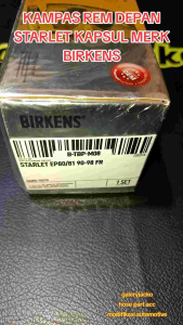 KAMPAS REM DEPAN STARLET KAPSUL MERK BIRKENS