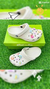 [Hàng nguyên A] Dép Crocs Classic Clog nam nữ màu bone - tặng 10 charm phối dép siêu xinh!