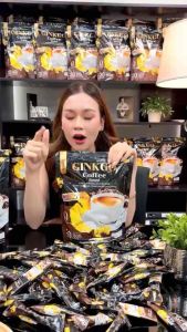โปร 1 แถม 1(60ซอง) Ginkgo Coffee - กาแฟ บำรุงสมองและระบบประสาท ช่วยให้ร่างกายตื่นตัว สมองลื่น