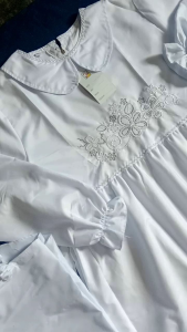 GAMIS PUTIH ANAK PEREMPUAN MEWAH KEKINIAN //GAMIS MANASIK ANAK