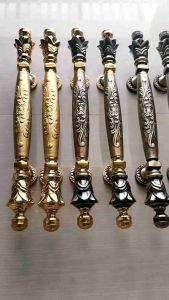 Terbaru Handle Pintu Kuningan Nanas Batik 45 Cm Tarikan Pintu Kupu Tarung Rumah Antik Klasik Modern Anti Karat