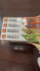 Đồ chơi lắp ráp CD8042 4in1 mô hình xe tăng chiến đấu ninja go đồ chơi lắp ráp trí tuệ cho bé