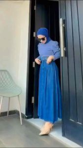 SETELAN ONESET JEANS WASH COMBI PREMIUM TERLARIS