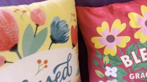 Christian Cushion Cover 45cm*45cm Blessed All things are Possible