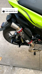 Silencer Motor RKS Black Coating: Modifikasi Berkualitas