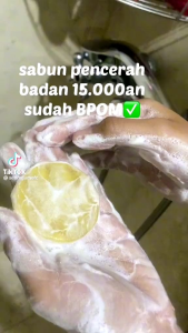 sabun viral seom gum glowing soap