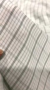 vải kate lụa sọc caro màu xám _( khổ nhỏ 1m15) may đầm váy áo sơ mi