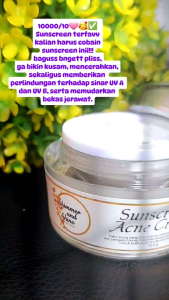Suncrean Cream ACNE SHIMMER AND SHINE by BylaBeauty