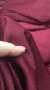 Vải Lụa Tằm Ướt (loại 1)màu đỏ sẩm dày vừa mềm rũ co giãn nhẹ (khổ 1m5)may đầm váy áo kiểu  áo dài thời trang