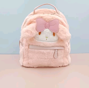 Tas Ransel Bulu & Desain Karakter Lucu: Melody & Cinnamonroll