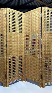 READY STOK Sketsel Rotan Sintetis Pembatas Ruangan Minimalis Partisi Sekat Ruangan Murah