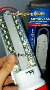 Bisa COD - Lampu Emergency Senter Mitsuyama MS 6032 18SMD 5W Senter 1W Cahaya Putih