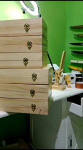 kotak kayu multifungsi ukuran 80×15×5cm